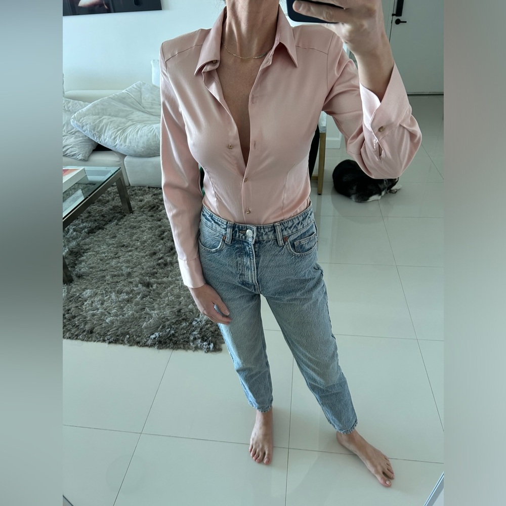 Zara Button Down Body Suit